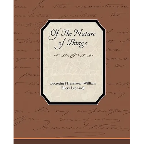 Of The Nature of Things - Paperback