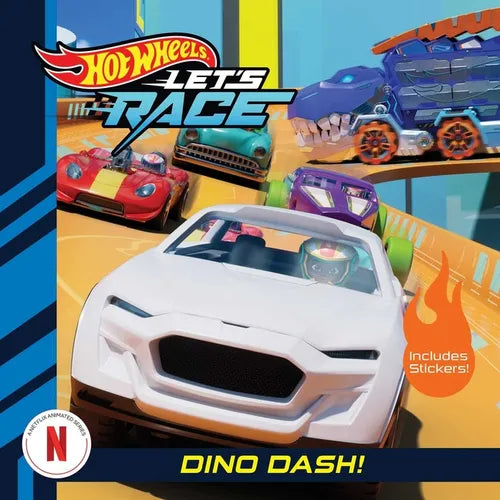 Hot Wheels Let's Race: Dino Dash! - Paperback