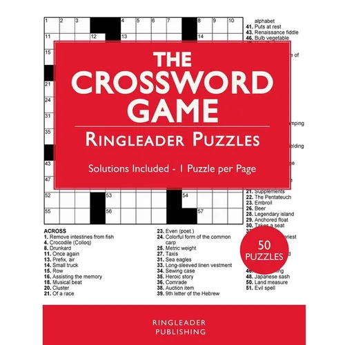 The Crossword Game: 50 Quick Crosswords To Challenge The Fastest Brains! - Paperback