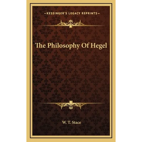 The Philosophy Of Hegel - Hardcover