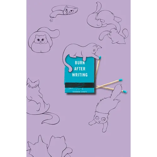 Burn After Writing (Purple with Cats) - Paperback