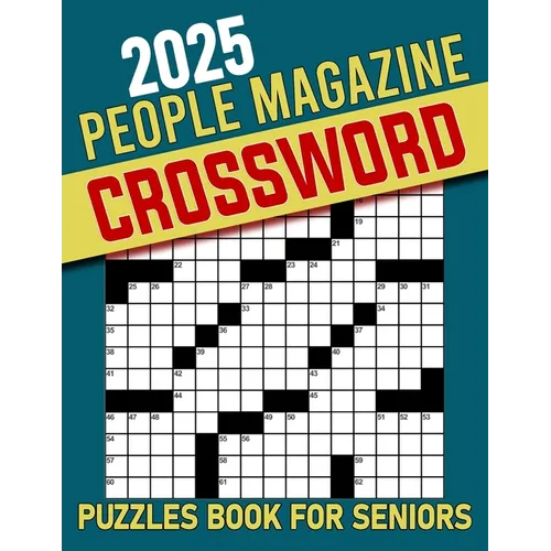 2025 People Magazine Crossword Puzzles Book For Seniors - Paperback