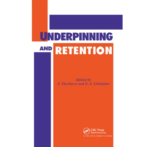 Underpinning and Retention - Paperback
