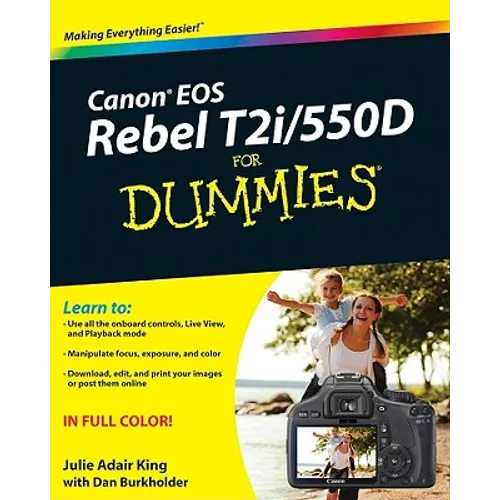 Canon EOS Rebel T2i / 550d for Dummies - Paperback
