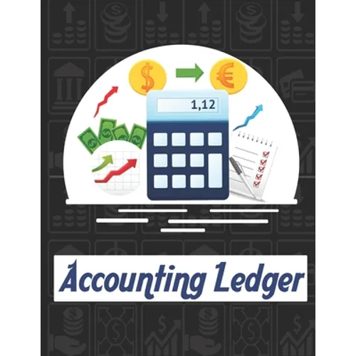 accounting ledgers: for bookkeeping Accounting General Ledge, sustained and long lasting tracking and record keeping Size:8.5