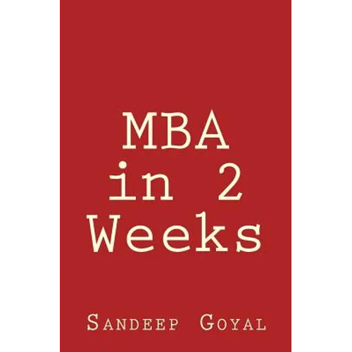 MBA in 2 Weeks - Paperback