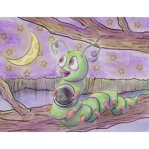 The Curly Caterpillar - Paperback