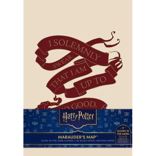Harry Potter: Marauder's Map Glow in the Dark Journal