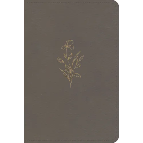 KJV Large Print Compact Reference Bible, Clay Leathertouch - Imitation Leather