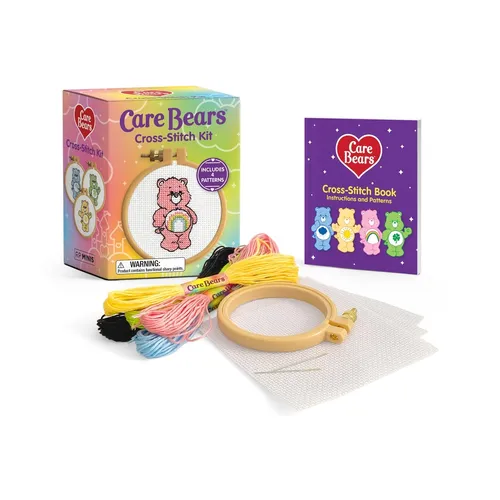 Care Bears Cross-Stitch Kit: Includes 4 Patterns - Paperback