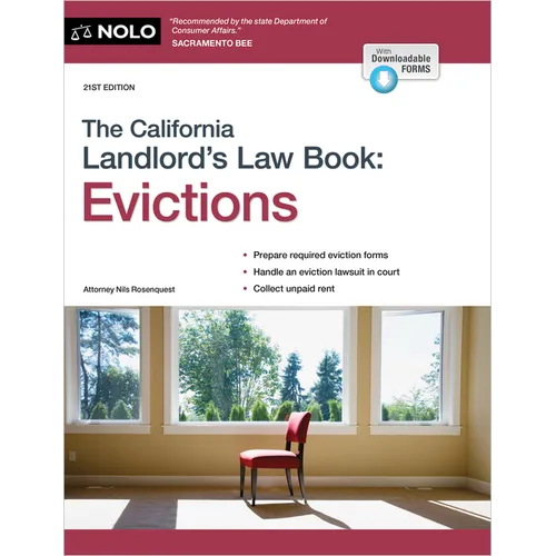 The California Landlord's Law Book: Evictions: Evictions - Paperback