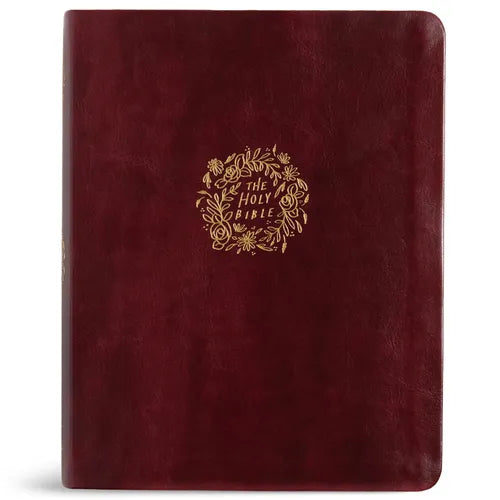 CSB Notetaking Bible, Hosanna Revival Edition, Heidelberg Burgundy Leathertouch - Imitation Leather