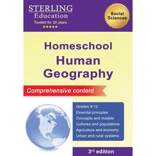 Homeschool Human Geography: Comprehensive Content - Paperback