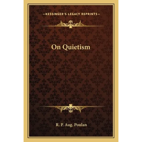 On Quietism - Paperback