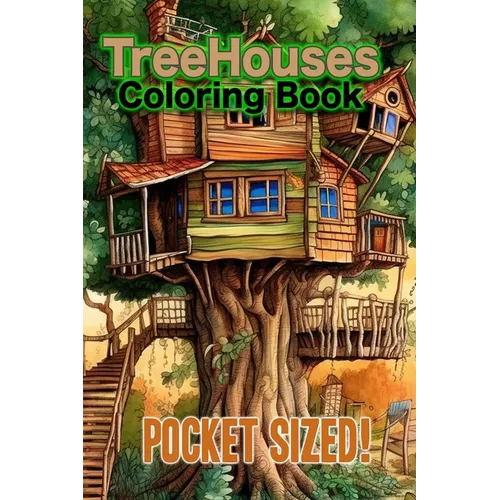 TreeHouses Coloring Book: Pocket-Sized Edition - Paperback