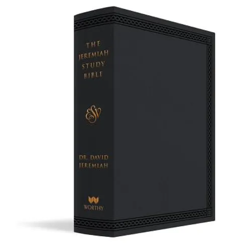 The Jeremiah Study Bible, Esv, Black Leatherluxe: What It Says. What It Means. What It Means for You. - Leather