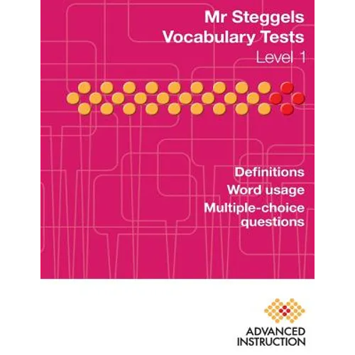 Mr Steggels Vocabulary Tests Level 1 - Paperback