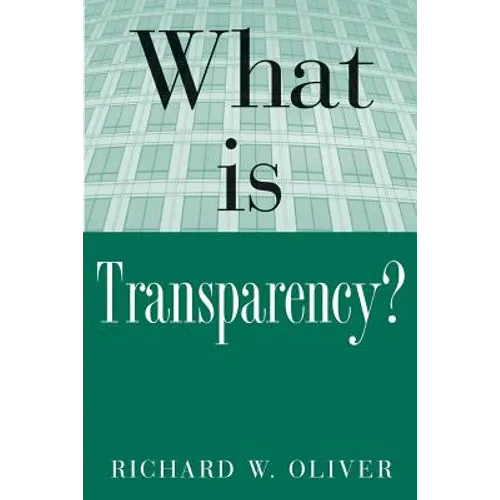 What is Transparency? - Paperback
