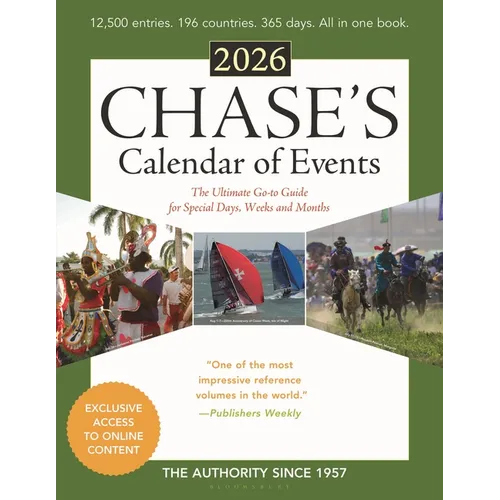 Chase's Calendar of Events 2026: The Ultimate Go-To Guide for Special Days, Weeks and Months - Paperback