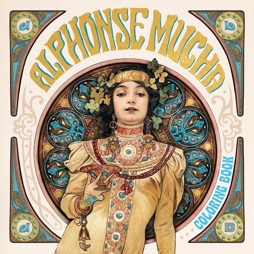 Alphonse Mucha Coloring Book - Paperback