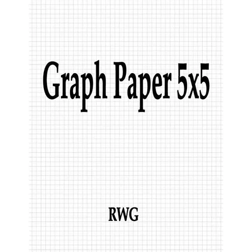 Graph Paper 5x5: 100 Pages 8.5