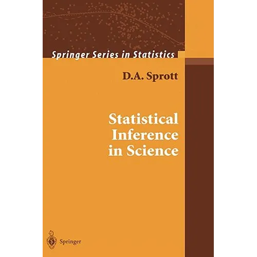Statistical Inference in Science - Hardcover
