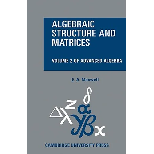 Algebraic Structure and Matrices Book 2 - Paperback