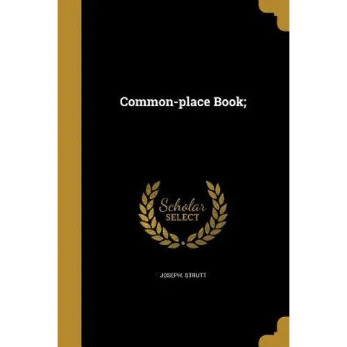 Common-place Book; - Paperback