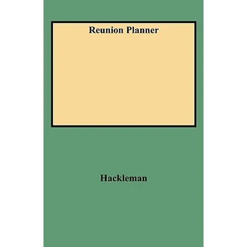 Reunion Planner - Paperback