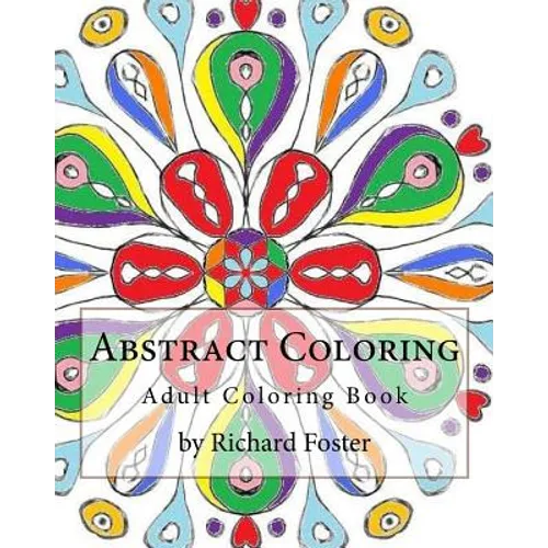 Abstract Coloring: Adult Coloring Book - Paperback