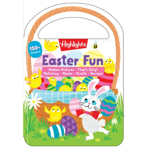 Easter Fun: Easter Basket Stuffer Gift for Kids 3-6, Jam-Packed Easter Fun in 48 Pages Featuring Puzzles, Games, Recipes and More Egg-Cellent Activiti - Paperback