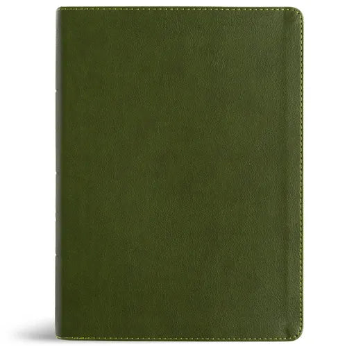 NASB Study Bible, Olive Leathertouch, Indexed - Imitation Leather