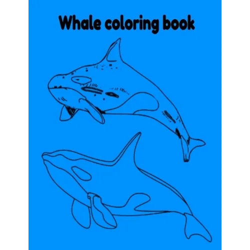 Whale coloring book - Paperback