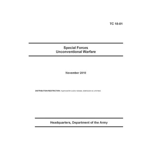 TC 18-01 Special Forces Unconventional Warfare