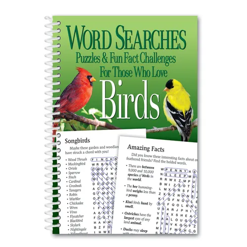 Word Searches, Puzzles and Fun Facts for Those Who Love Birds