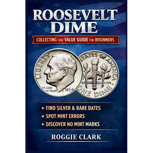 Roosevelt Dime Collecting and Value Guide for Beginners: How to Identify Rare, Silver, and Valuable Roosevelt Dimes, Including Key Dates, Mint Errors, - Paperback