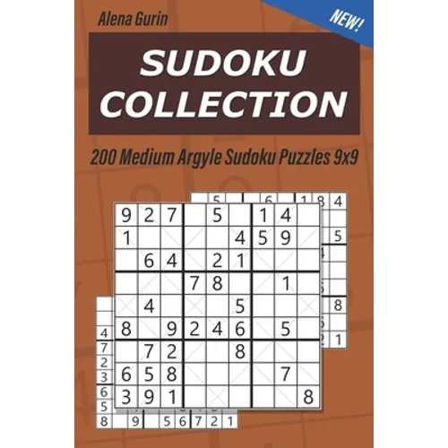 Sudoku Collection: 200 Medium Argyle Sudoku Puzzles 9x9 - Paperback
