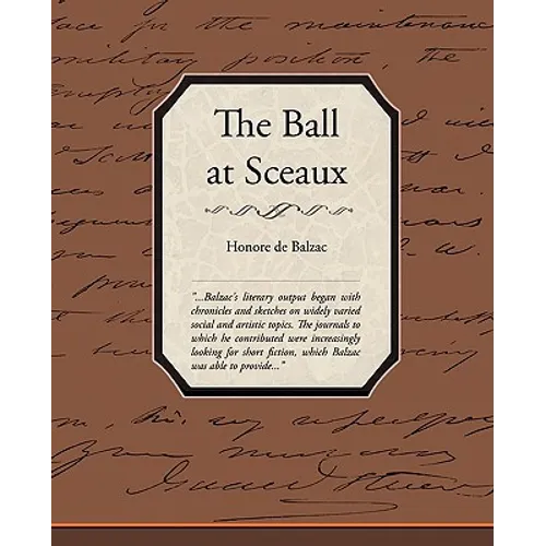 The Ball at Sceaux - Paperback