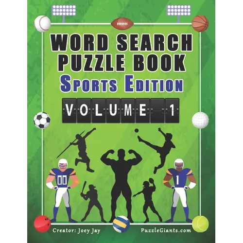 Word Search Puzzle Book Sports Edition Volume 1
