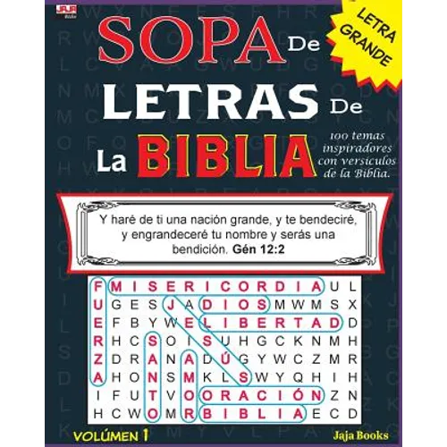 SOPA de LETRAS de la BIBLIA, Volúmen 1 - Paperback