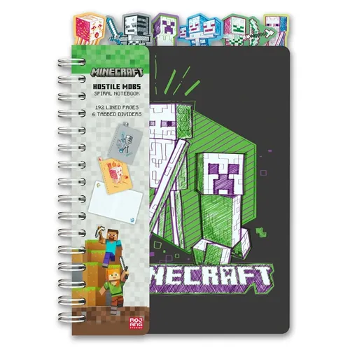 Minecraft: Hostile Mobs Spiral Notebook